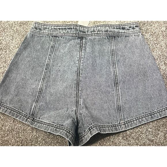 NWT MINKPINK SUMMER BLOWOUT SHAYNA DENIM SHORTS HIGH WAISTED XS 100 Cotton - Picture 2 of 8
